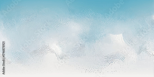 Abstract blue grunge texture suggests a cold winter sky pattern with water splashes and ice frost