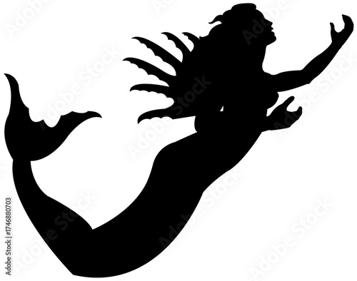 mermaid silhouette