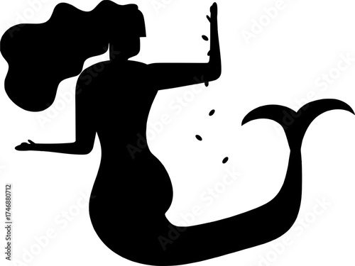 mermaid silhouette