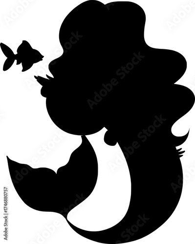 mermaid silhouette