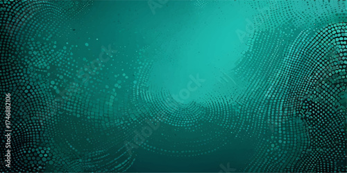 Abstract blue background with dots, a light digital wave pattern design, and futuristic gradient lines