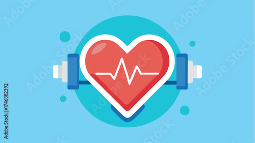 A heart rate monitor s with Bluetooth connectivity signals emphasizing wearable technology for health monitoring.
