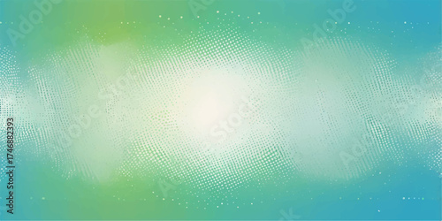 Abstract watercolor texture in light blue, green, and cold winter colors with a bright vintage grunge paper pattern perfect for a Christmas snow decoration backdrop design