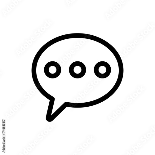 Simple Chat Message Bubble with Ellipses