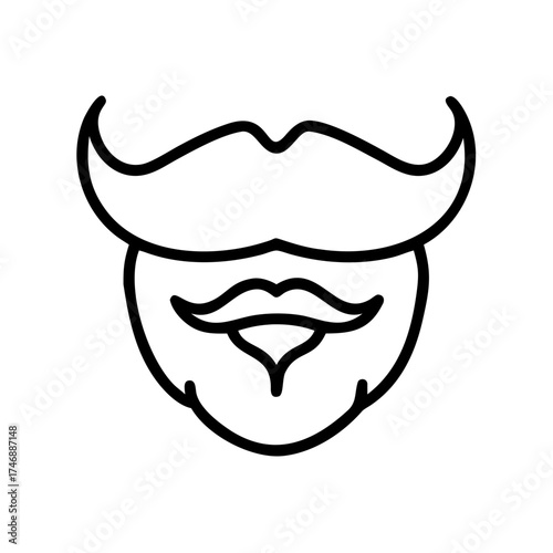 Illustration of a smiling man with a beard, wearing glasses, showcasing a friendly expression, surrounded by abstract shapes and vibrant colors, conveying a sense of joy and positivity
