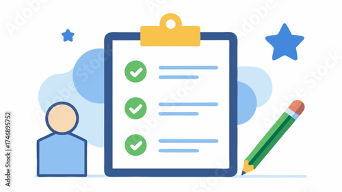 A structured feedback form being filled out highlighting the importance of evaluations and assessments in professional growth.