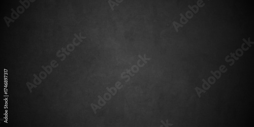 Black charcoal wall Stone concrete texture grungy backdrop background. dark grey black slate texture background. Black texture chalk board and black board.