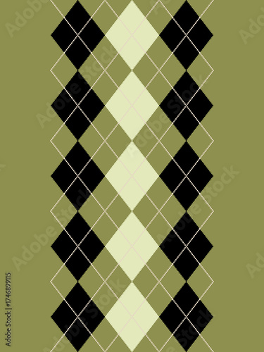 Argyle traditional pattern vector.Seamless geometric illustration pattern.Scotland argyll intarsia pastel element style .Design for fabric clothing,sweater,socks,wrapping,tablecloth,blanket,decoration