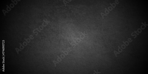 Black charcoal wall Stone concrete texture grungy backdrop background. dark grey black slate texture background. Black texture chalk board and black board.