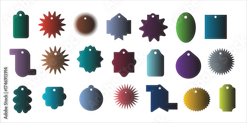 Sale, offer , discount , colorful stickers, tags banners collection template promotion vector design