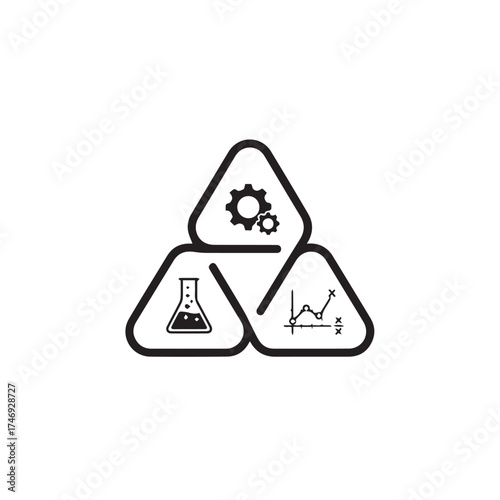 "Triangle Connection Icon (STEM Day)"