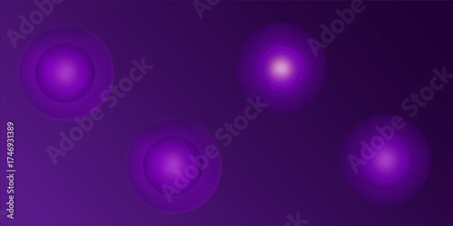 Purple gradient geometric shapes background. Vector illustration