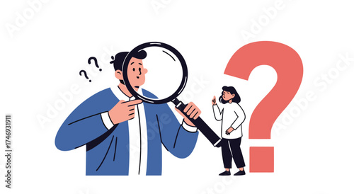People searching for answers and solutions to complex problems.

