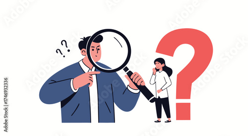 People searching for answers and solutions to complex problems.

