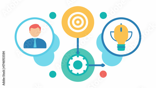 An engaging comparison infographic displaying two business strategies side by side with icons and bullet points for quick reference.