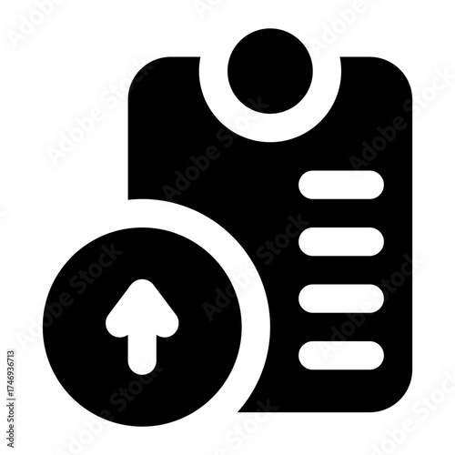 task upload icon for illustration