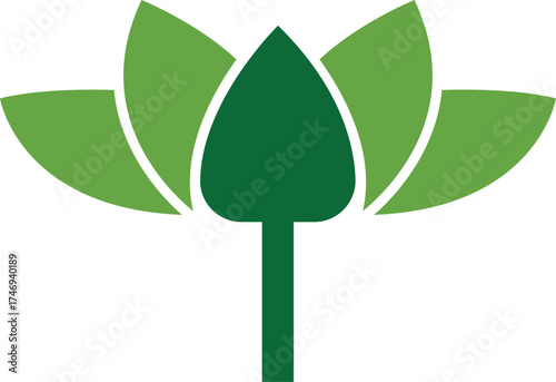 flower icon logo