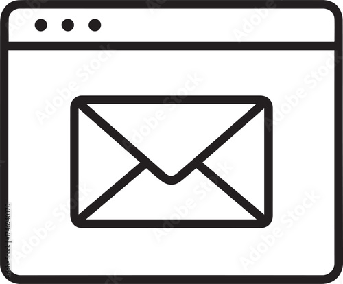 Email Envelope Line Icon