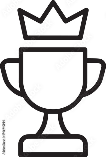 Trophy Cup Outline Icon