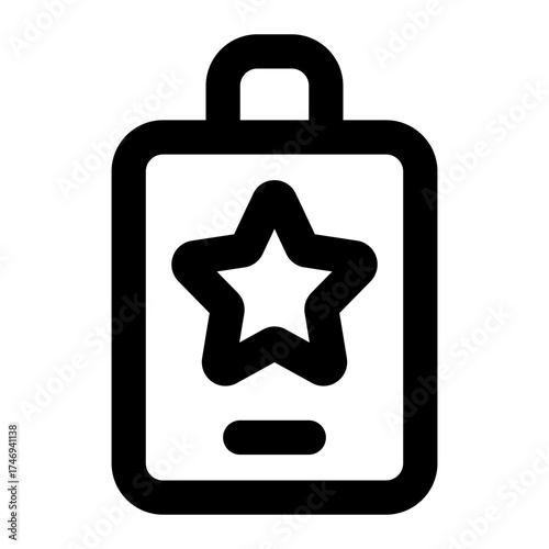 vip pass icon for illustration