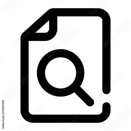 file search icon for illustration