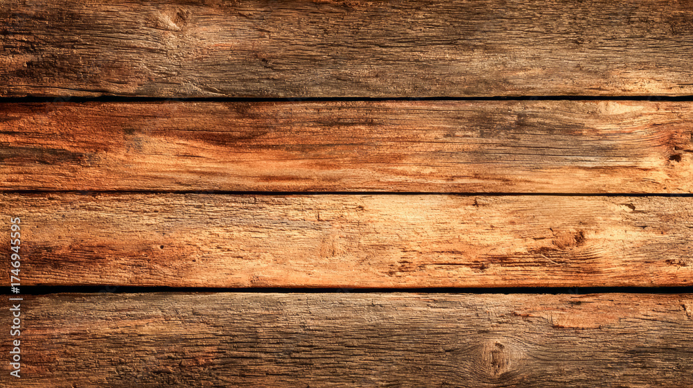 Fototapeta premium Textured wooden planks with rich grain patterns showcasing natural beauty and rustic charm