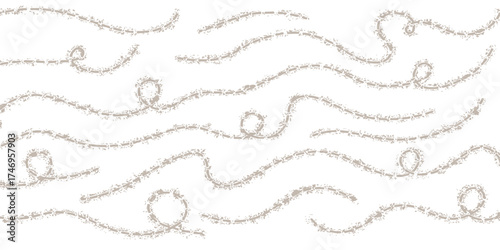 Black and white abstract pattern background with a luxurious gold and pearl jewelry necklace