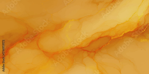 Delicious macro closeup of fresh orange and melon fruit slices showing yellow texture for healthy breakfast or dessert food snack