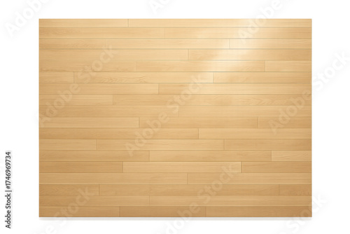 Light wooden floor planking texture with transparent background