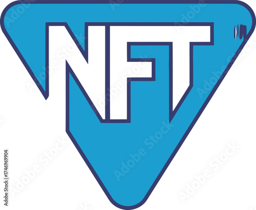 NFT Logo - Modern Geometric Design