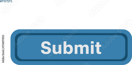 Blue "Submit" Button on White Background