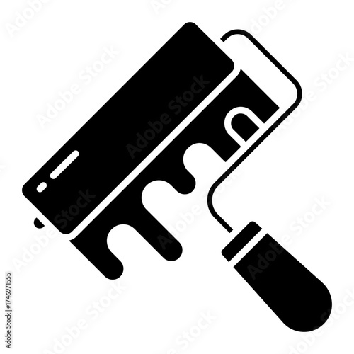 Perfect design icon of paint roller