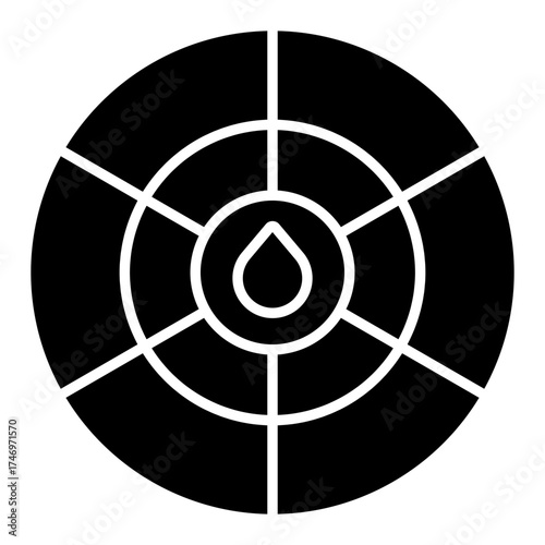 Unique design icon of color selection 
