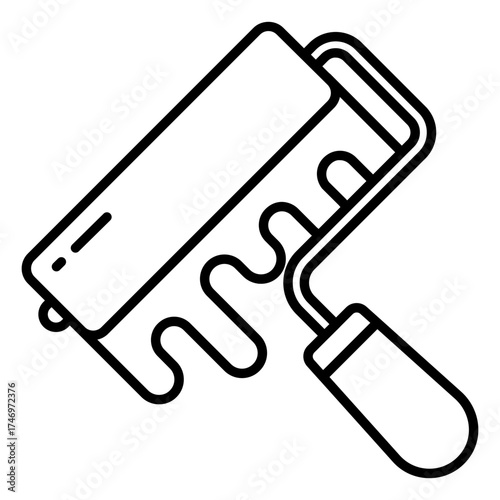 Perfect design icon of paint roller