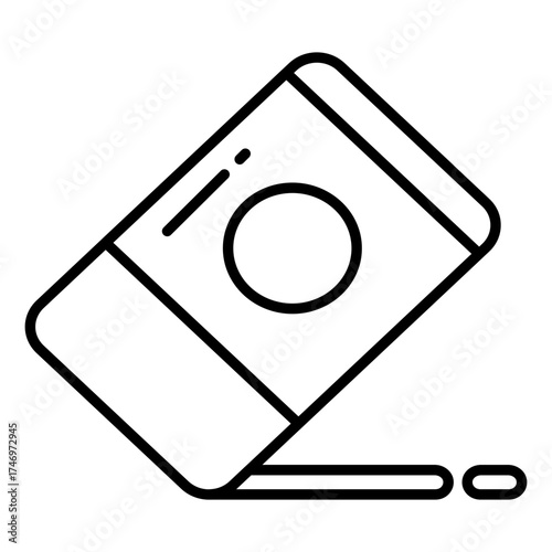 Premium download icon of eraser 