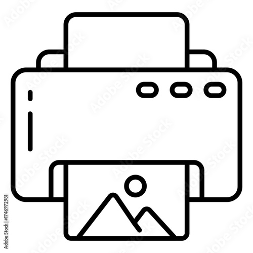 A perfect design icon of printer 