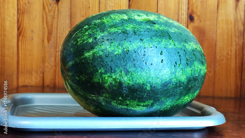 watermelon on the table