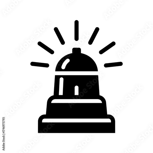 Alert icon symbol represents warning notification alarm sound signal alertness vector