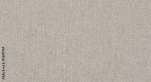 Neutral Gray Linen Fabric Texture with Visible Weave and Subtle Imperfections textile