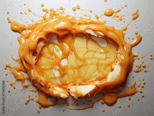 Stylish Fresh and exciting peanut butter splat designs for creative expression