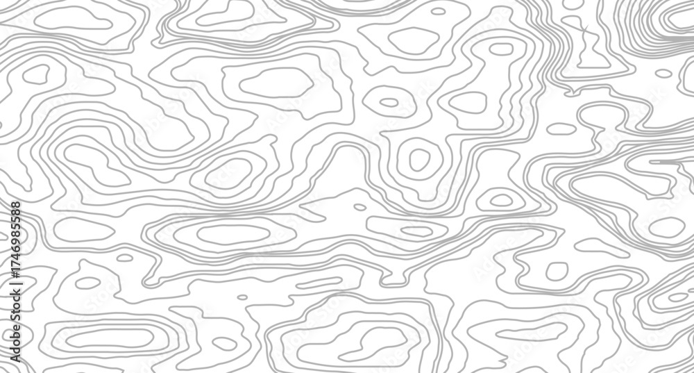 Fototapeta premium abstract wavy background. topographic contour background. contour lines background. Topographic map contour background.