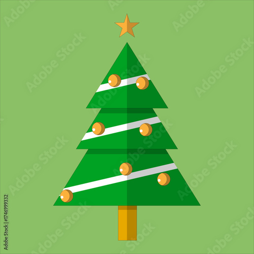 christmas tree vector
