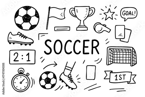 Soccer background – football sport ball abstract vector design