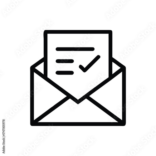 Envelope Check Vector Design Ideas Adobe Stock
