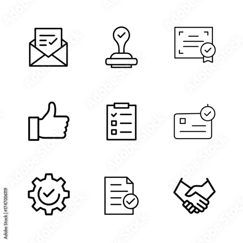 Approval Icon Vector Design Ideas Adobe Stock