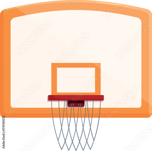 Basketball hoop and backboard ready for action, representing the excitement and challenge of the sport