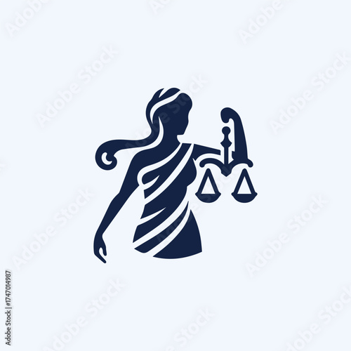Justice Goddess Logo