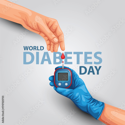 World Diabetes day. November 14,vector logo type icon. abstract Vector illustration