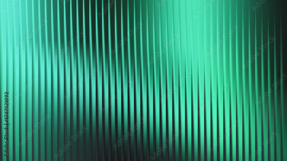 Fototapeta premium Abstract background with vertical lines in shades of teal and turquoise