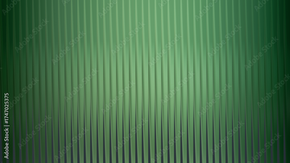 Fototapeta premium Green abstract background with vertical lines and subtle light variations